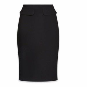 Anne Fontaine - Adonia Black Crepe Skirt